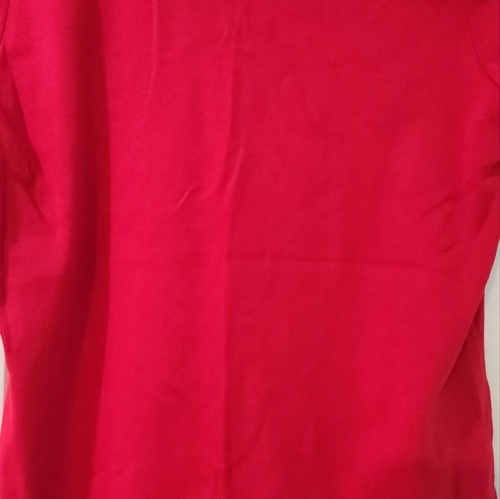 Women's Talbots Red Tee, Size L/P - Picture 8 of 8